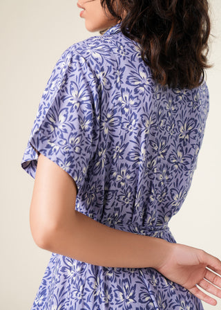 Floral Print A-Line Dress