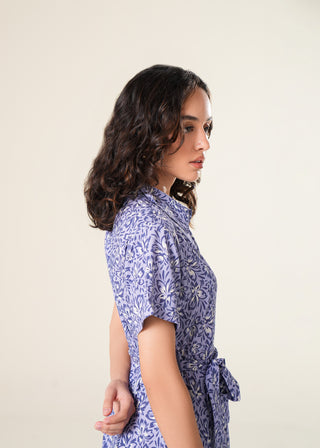 Floral Print A-Line Dress