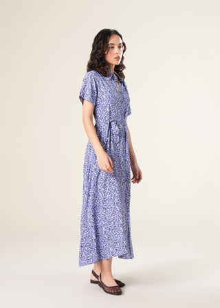 Floral Print A-Line Dress