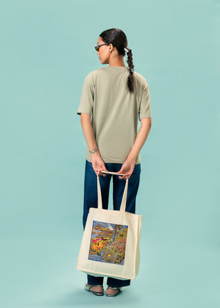 Tote Bag – Echoes of the Indus by Saniah Umer – WS25-242 for Women – Art Board 01 Collection | KOA | Shop Online