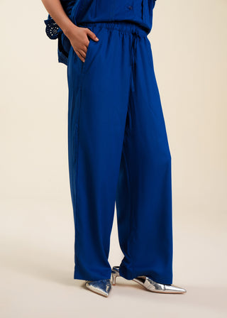Wide-leg Drawstring Pants