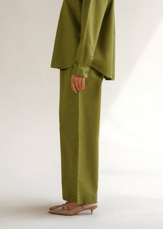 Wide-leg Linen blend Trousers – WS25-169 for Women – Summer Reverie Collection | KOA | Shop Online