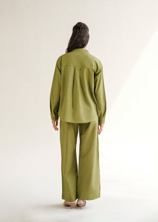 Wide-leg Linen blend Trousers – WS25-169 for Women – Summer Reverie Collection | KOA | Shop Online