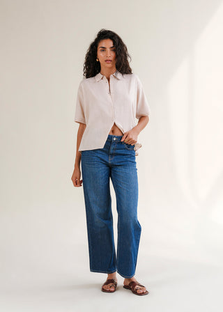 Textured Button-Down Shirt – WS25-165 for Women – Summer Reverie Collection | KOA | Shop Online