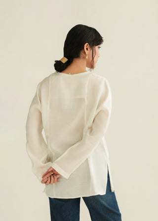Blouse with Panel Details