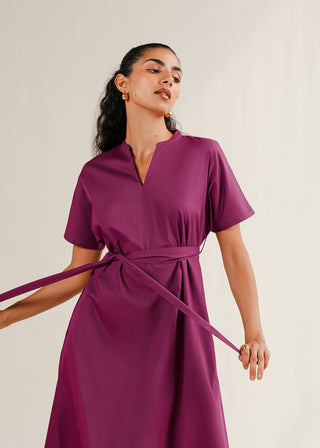 Belted V-Neck Dress – WS25-164 for Women – Summer Reverie Collection | KOA | Shop Online