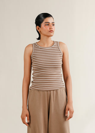 Yarn-dyed Tank Top – WS25-171 for Women – Summer Reverie Collection | KOA | Shop Online