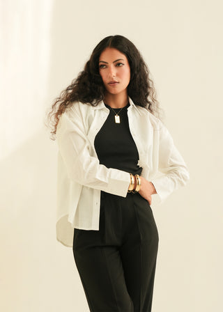 Cotton Button Down Shirt