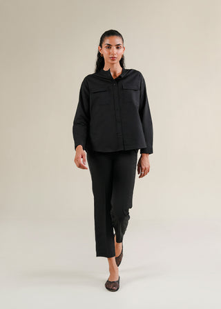 Linen-Blend Utility Shirt – WS25-166 for Women – Summer Reverie Collection | KOA | Shop Online