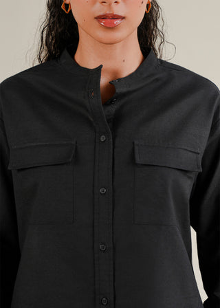 Linen-Blend Utility Shirt – WS25-166 for Women – Summer Reverie Collection | KOA | Shop Online
