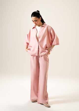 Oversized Linen Blend Kimono Shirt – WS25-221 for Women – In-Transit Collection | KOA | Shop Online