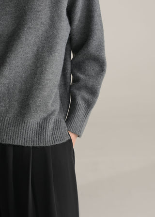 High Neck Relaxed Fit Sweater