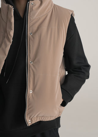 Cropped Puffer Gilet