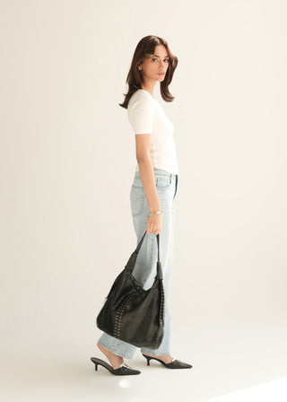 Embellished Straight Fit Denim