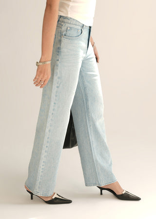 Embellished Straight Fit Denim