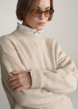 Relaxed Fit Knit Sweater
