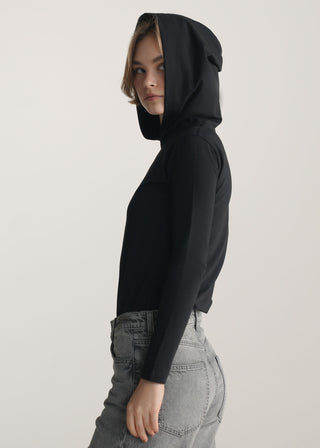 Slim Fit knitted Hoodie