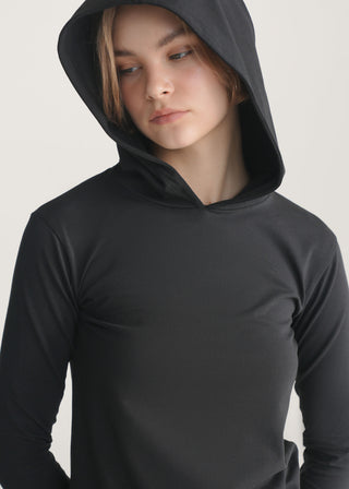 Slim Fit knitted Hoodie