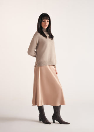 High Neck Relaxed Fit Sweater