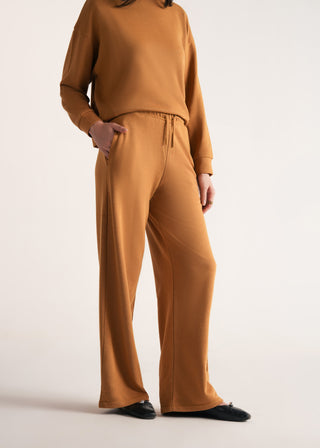 Wide Leg Knit Trouser