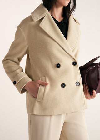 Double Breasted Short Coat
