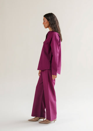 Linen-Blend Utility Shirt – WS25-168 for Women – Summer Reverie Collection | KOA | Shop Online