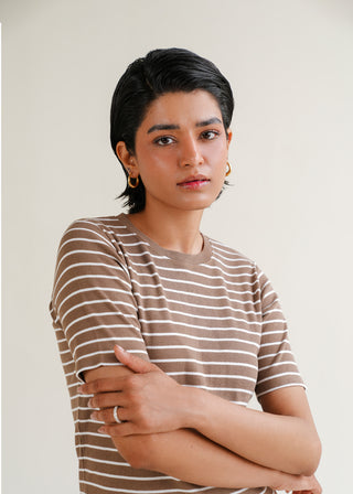Striped tee – WS25-173 for Women – Summer Reverie Collection | KOA | Shop Online