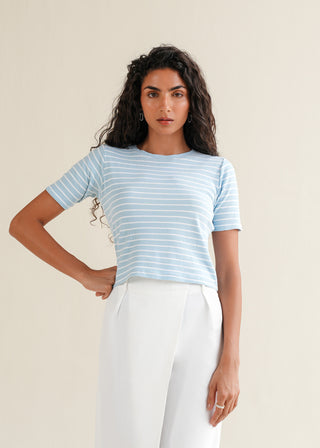 Striped tee – WS25-175 for Women – Summer Reverie Collection | KOA | Shop Online