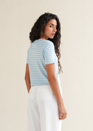 Striped tee – WS25-175 for Women – Summer Reverie Collection | KOA | Shop Online