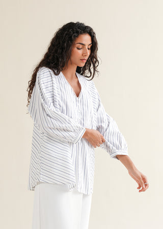 Striped Kimono Blouse – NW-05-A for Women – Summer Reverie Collection | KOA | Shop Online