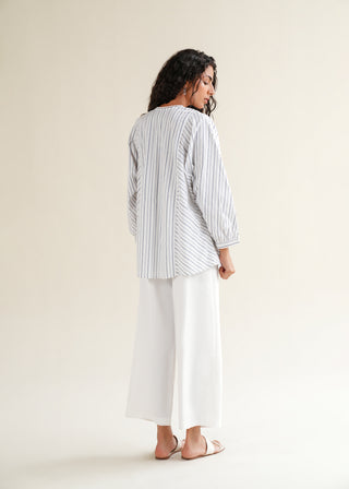 Striped Kimono Blouse – NW-05-A for Women – Summer Reverie Collection | KOA | Shop Online