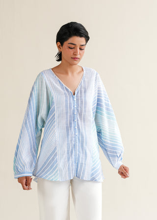 Striped Multi-colored Blouse – NW-05 for Women – Summer Reverie Collection | KOA | Shop Online