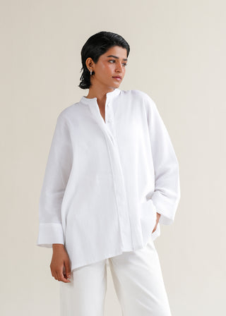 Band Collar Button-Down – NW-08 for Women – Summer Reverie Collection | KOA | Shop Online