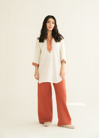 Long Embroidered Shirt