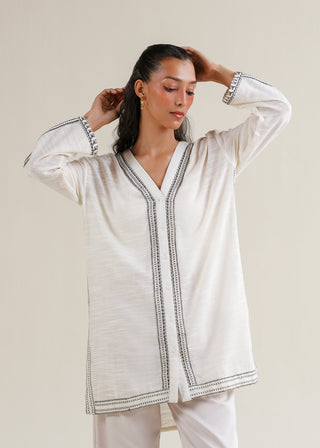 Embroidered V-Neck Blouse – NW-01-A for Women – Summer Reverie Collection | KOA | Shop Online
