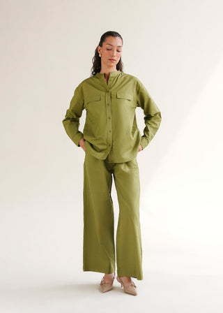Linen-Blend Utility Shirt – WS25-167 for Women – Summer Reverie Collection | KOA | Shop Online