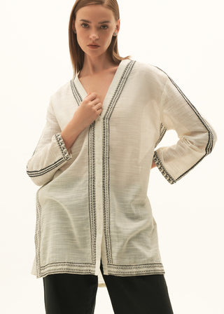 Embroidered Cotton Blouse
