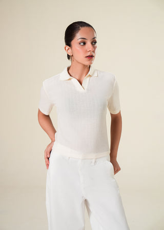 Turtle neck Ribbed Shirt