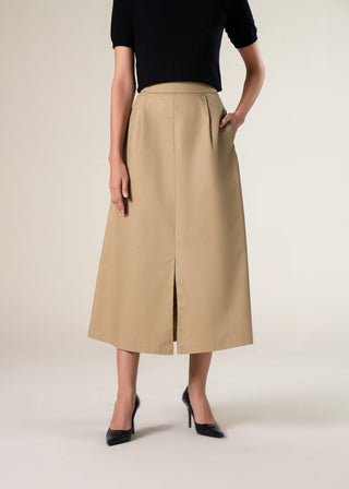 Utility flared skirt