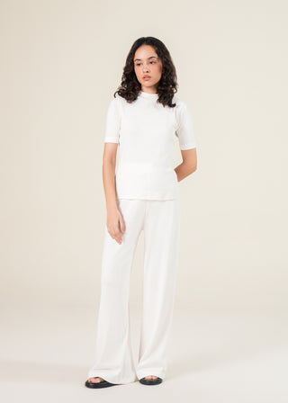 Turtle Neck Ribbed Shirt
