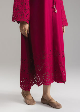 Schiffli Flared Dress- WS26-15