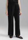 Schiffli Wide Leg Trouser- WS26-96