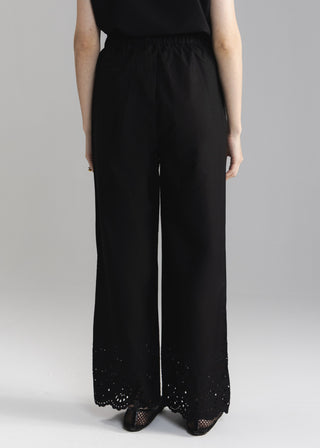 Schiffli Wide Leg Pant- WS26-25