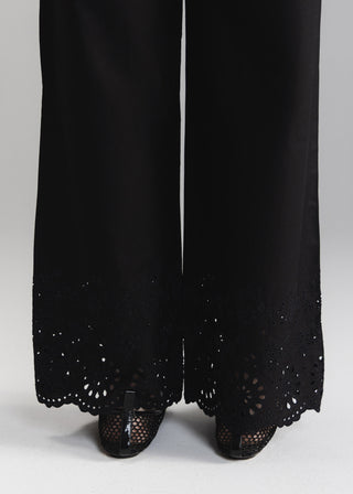 Schiffli Wide Leg Trouser- WS26-96