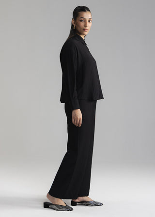 Crinkle Button Down Shirt- WS26-57