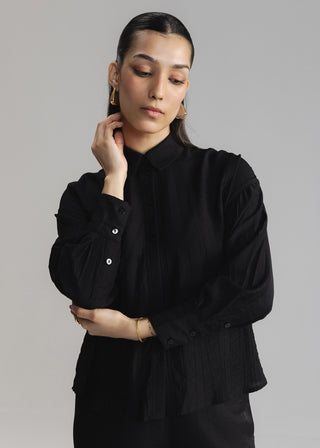 Crinkle Button Down Shirt- WS26-57