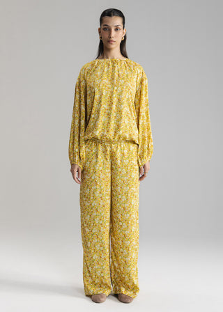 Printed Wide Leg Trouser- WS26-79