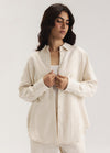Linen Blend Button Down Shirt- WS26-08