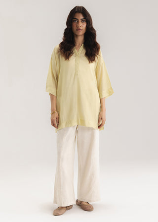 Oversized Long Sheer Shirt- WS26-35