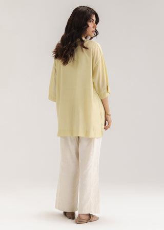 Oversized Long Sheer Shirt- WS26-35